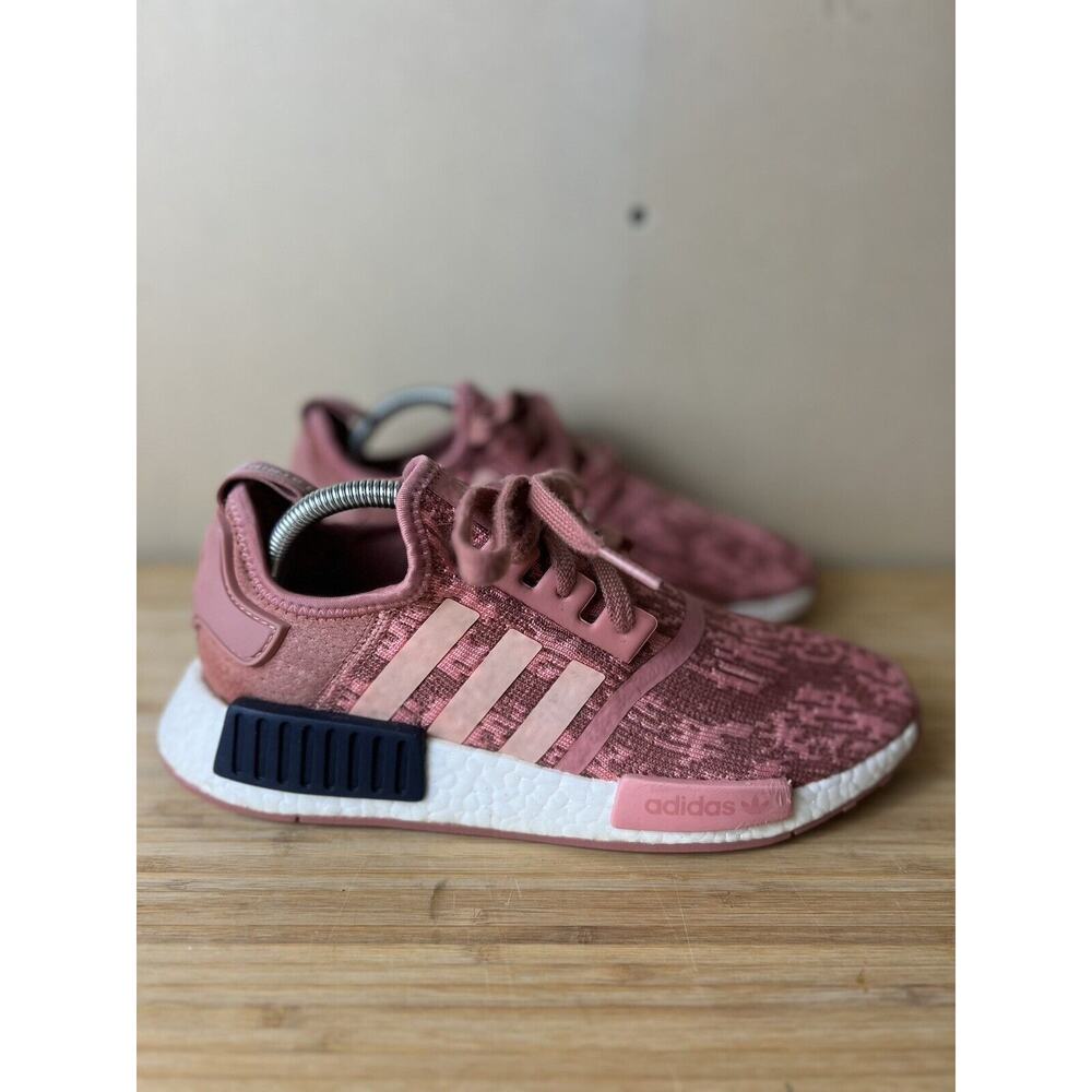 adidas Women's Pink and Black Sneakers
